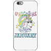 unicorns are born in january cute unicorn iPhone 6/6s Case