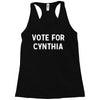 vote for cynthia Racerback Tank