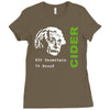 albert einstein theory of 7% proof geeky science cider scrumpy drinkin Ladies Fitted T-Shirt