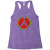 watermelon peace sign Racerback Tank