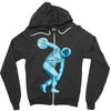 astronaut discus throwing Zipper Hoodie