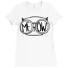 meow cat Ladies Fitted T-Shirt