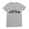 evolution computer Ladies Fitted T-Shirt