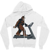 bigfoot treadmill Zipper Hoodie