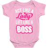 lady lift like a boss Baby Onesie