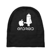 android robot spoof Baby Beanies