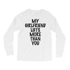 my girlfriend lifts more than you (2) Long Sleeve Shirts
