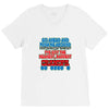 push me around grandpa V-Neck Tee