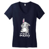 bunny anxiety Women's V-Neck T-Shirt