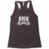 rock is dead paper killed it Racerback Tank