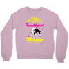 my pitbull is a sweetheart Crewneck Sweatshirt