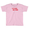 my best round is the 19th hole funny golf drinking Toddler T-shirt