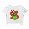 piranha plant Crop Top