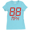back to the future movie inspired tshirt Ladies Fitted T-Shirt