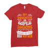 My Daughter Is Super Awesome Her Mother Ladies Fitted T-Shirt