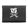 pig bacon cross bones pirate Accessory Pouches