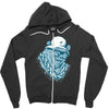 hip hop hibernation Zipper Hoodie