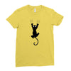 Grabing Cat Ladies Fitted T-Shirt