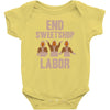 end sweetshop labor Baby Bodysuit