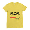 mom loading Ladies Fitted T-Shirt