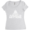 contrary to popular belief, no one owes you anything Women's Triblend Scoop T-shirt