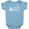 eat sleep archery Baby Onesie