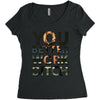 work bitch Women's Triblend Scoop T-shirt