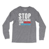 stop pretending your racism is patriotism Long Sleeve Shirts