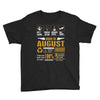 Born August  Multitasking Problem Solving Tees Youth Tee