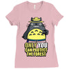 protect the forest (2) Ladies Fitted T-Shirt