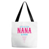 Have No Fear Nana Is Here Tote Bags