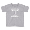 who loves running Toddler T-shirt