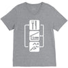 v2 eat sleep run V-Neck Tee