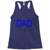 dad the man Racerback Tank