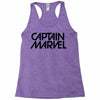 captain marvel 5 Racerback Tank