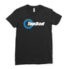 top dad mens funny novelty Ladies Fitted T-Shirt
