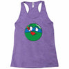 who watches the pizza Racerback Tank