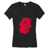 happy faces fv914 best trending Women's V-Neck T-Shirt