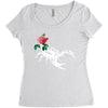 scorpio rose Women's Triblend Scoop T-shirt
