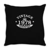 40th birthday gift vintage 1978 perfect aged Throw Pillow