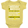 Legends Are Born In March Baby Onesie