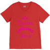 queens are born in march V-Neck Tee