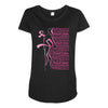 breast cancer Maternity Scoop Neck T-shirt