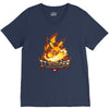 pika power V-Neck Tee