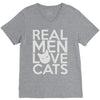 real men love cats V-Neck Tee