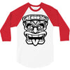 tiki mask hawaiian 3/4 Sleeve Shirt