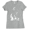 happy halloween Ladies Fitted T-Shirt