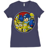 mega minions Ladies Fitted T-Shirt