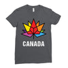Canada Leaf LGBT Ladies Fitted T-Shirt