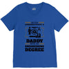 Never Underestimate A Daddy With An Engineering Degree V-Neck Tee
